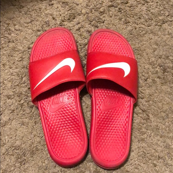 Nike Other - Nike red slides